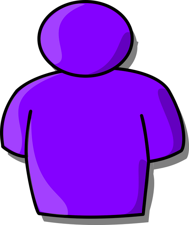 Purple Clipart Person Icon