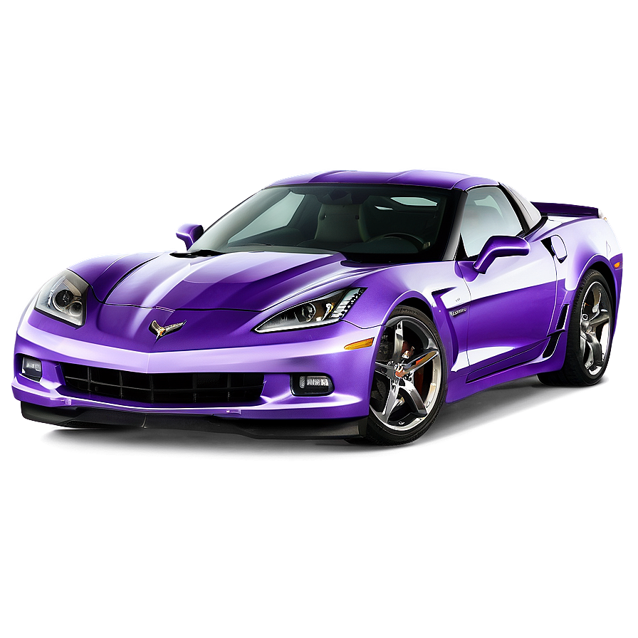 Purple Corvette Png Fdr