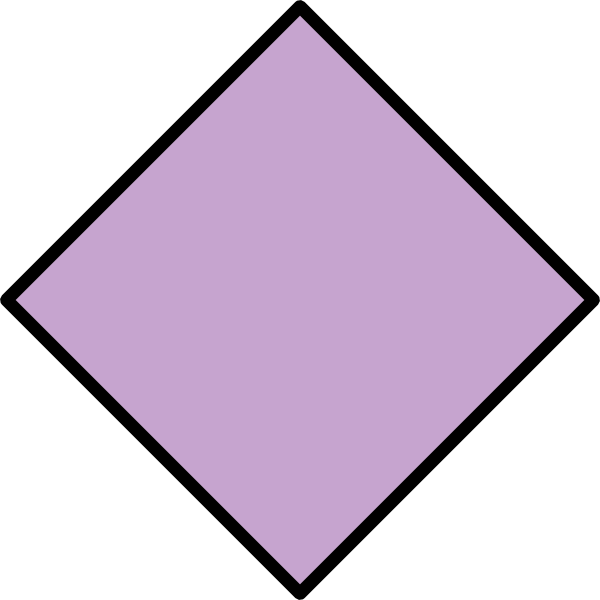 Strength Of A Hundred Seal - Violet Diamond Shape Clipart, HD Png Download PNG with transparent background