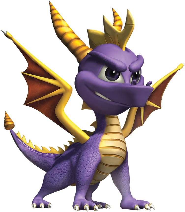 Purple Dragon Character Spyro