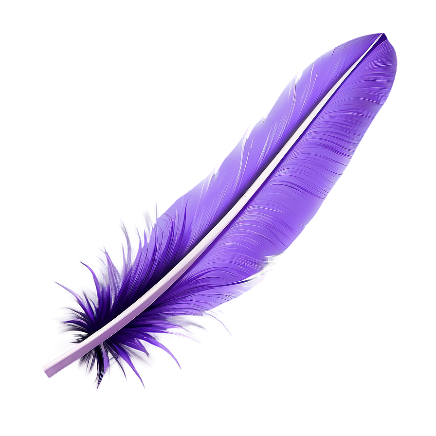 Purple Feather PNG 58 PNG with transparent background