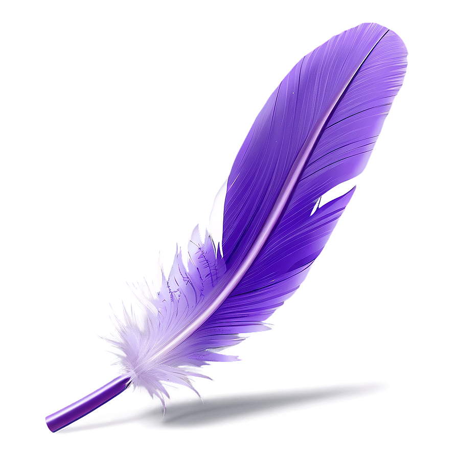 Purple Feather PNG tio74 PNG with transparent background