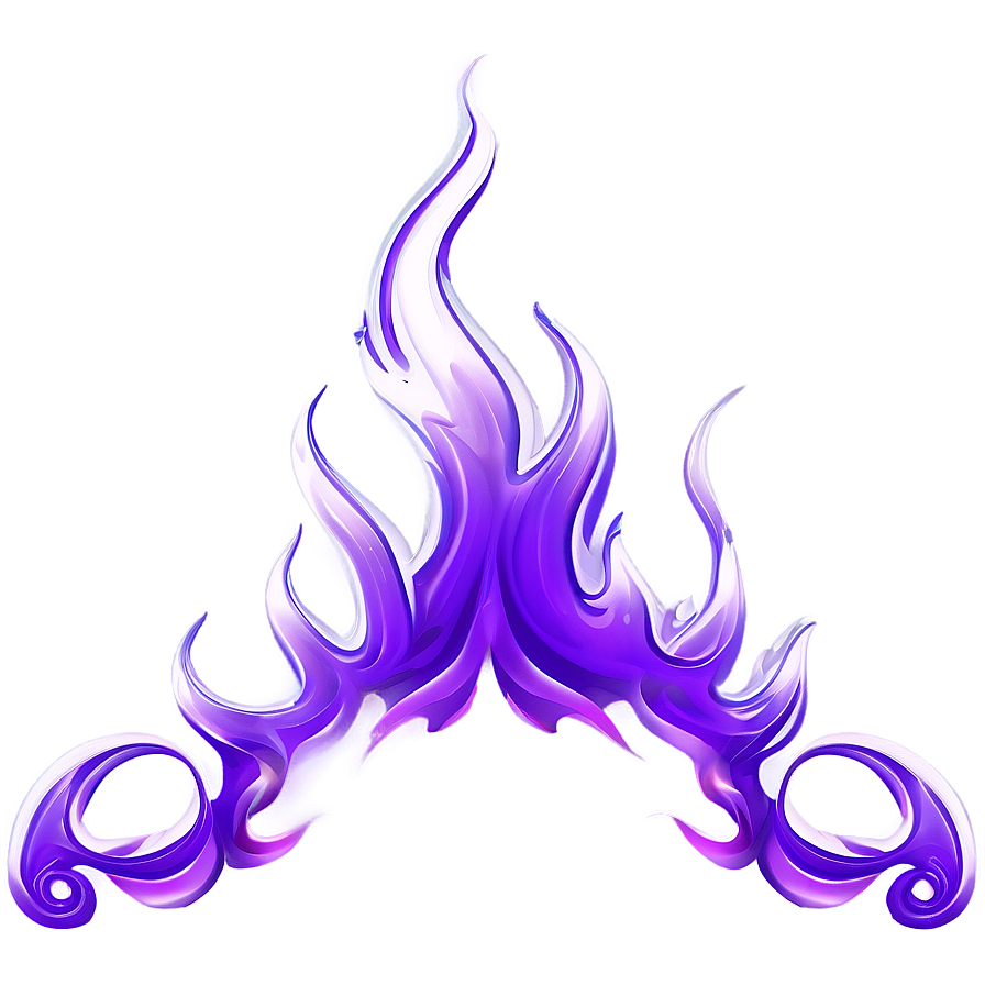 Purple Fire Border Png 06252024