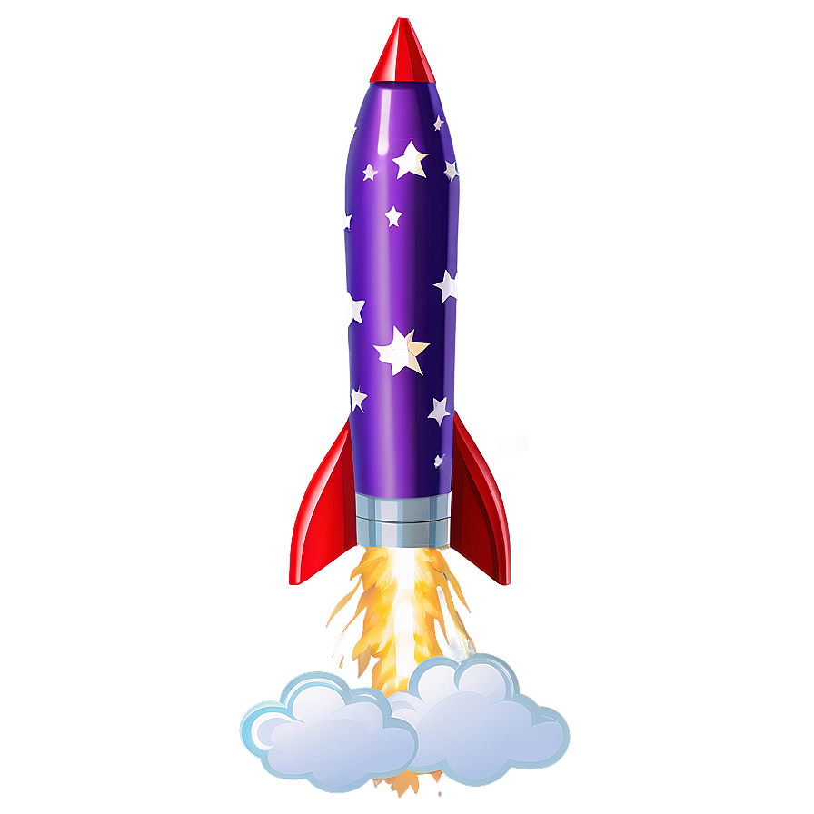 Purple Firework Rocket Png 92