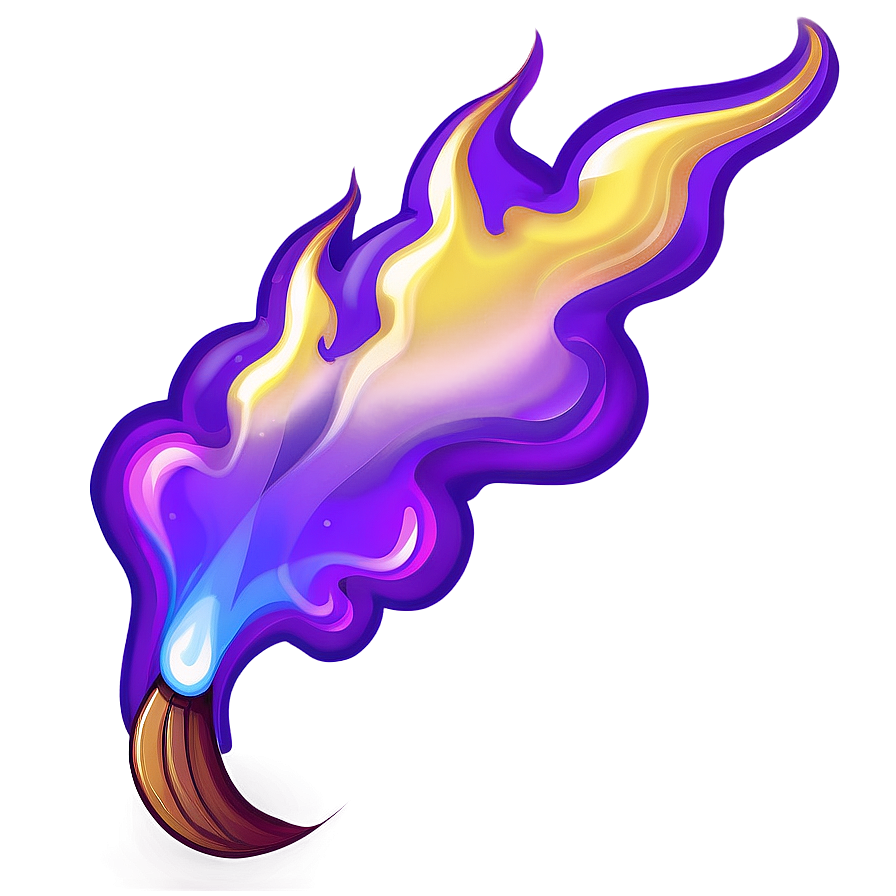 Purple Flame Sketch Png Nsg