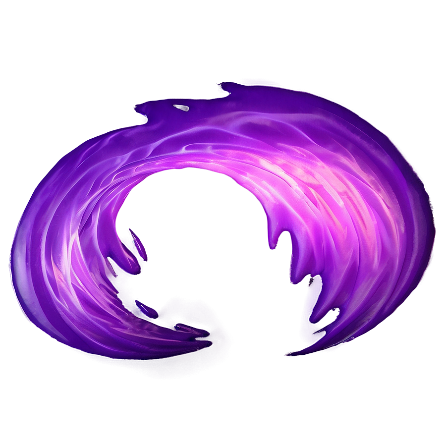 Purple Flame Wave Png 06272024