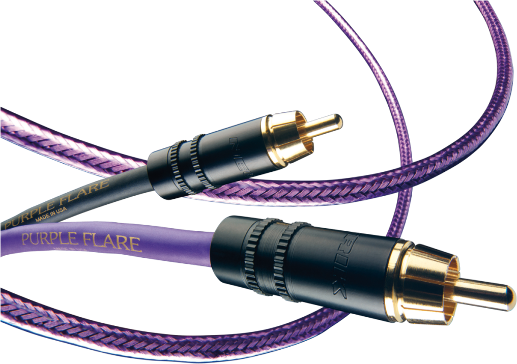 Purple Flare Audio Cable