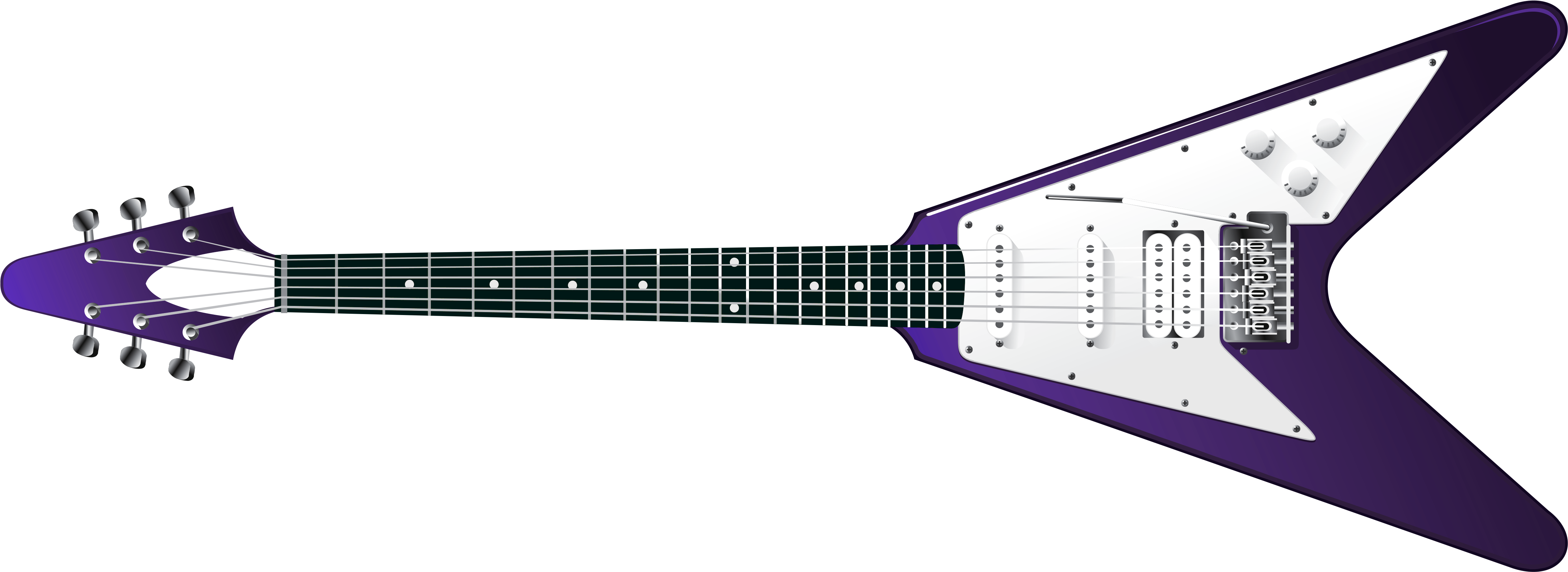 Transparent Rainbow Clipart - Transparent Background Electric Guitar Png, Png Download PNG with transparent background
