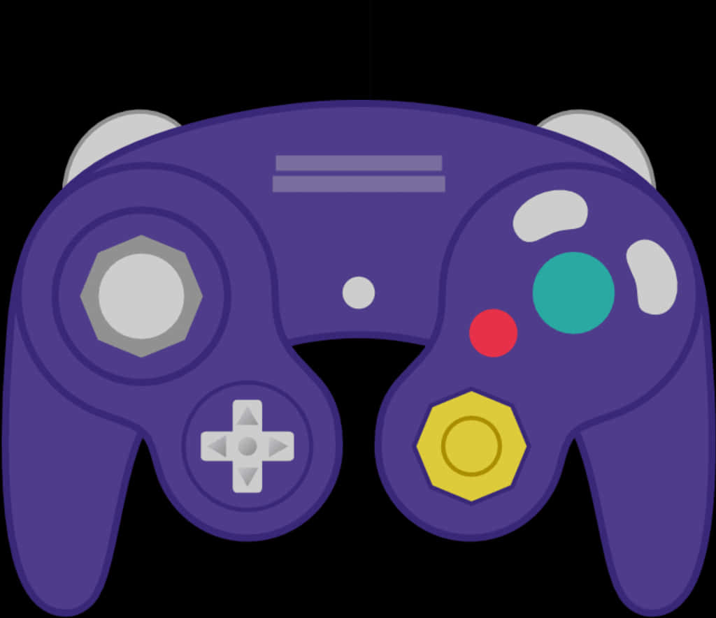 Joystick Clipart Png - Gamecube Controller Clipart, Transparent Png PNG with transparent background