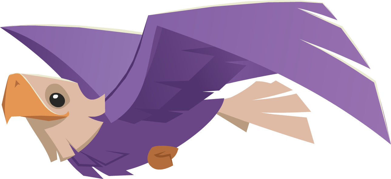 Purple Eagle - Animal Jam Animals Png PNG with transparent background