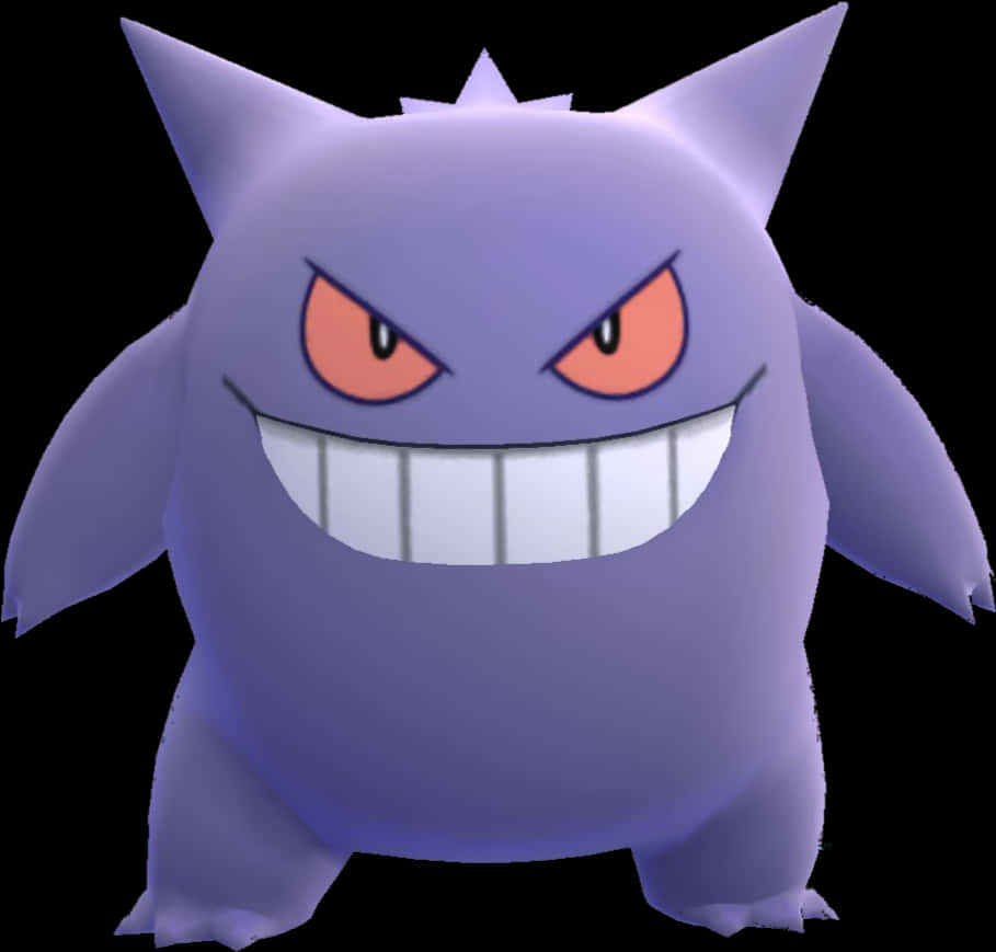 Purple_ Ghost_ Pokemon_ Gengar