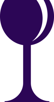 Purple Glass Icon Silhouette