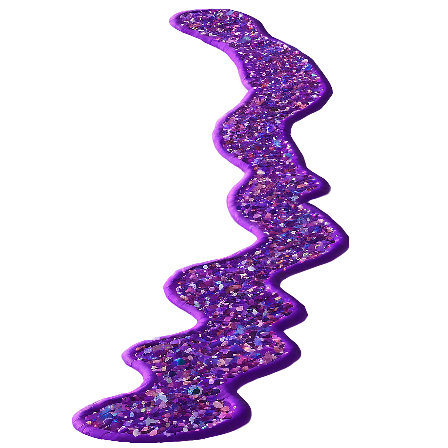 Purple Glitter Path Png 58