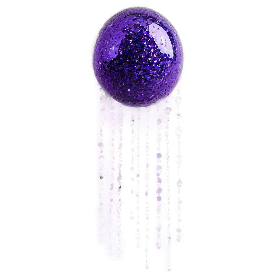 Purple Glitter Rain Png Rsu35