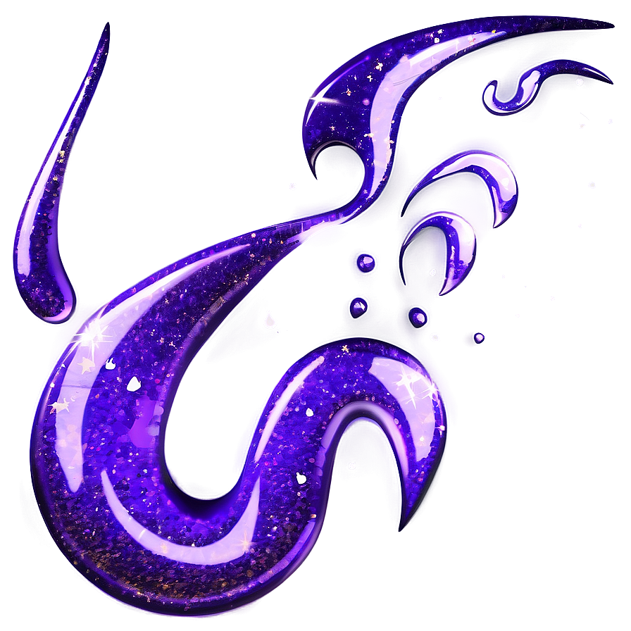 Purple Glitter Storm Png Wuv85