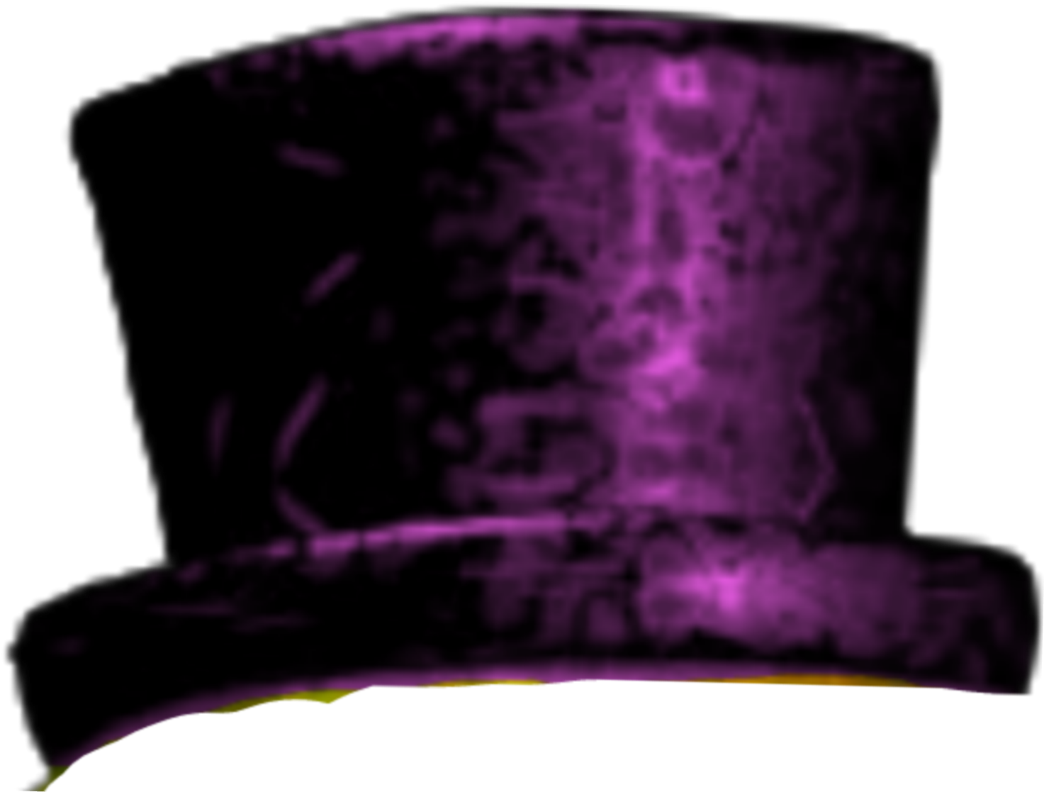 Purple Glowing Top Hat