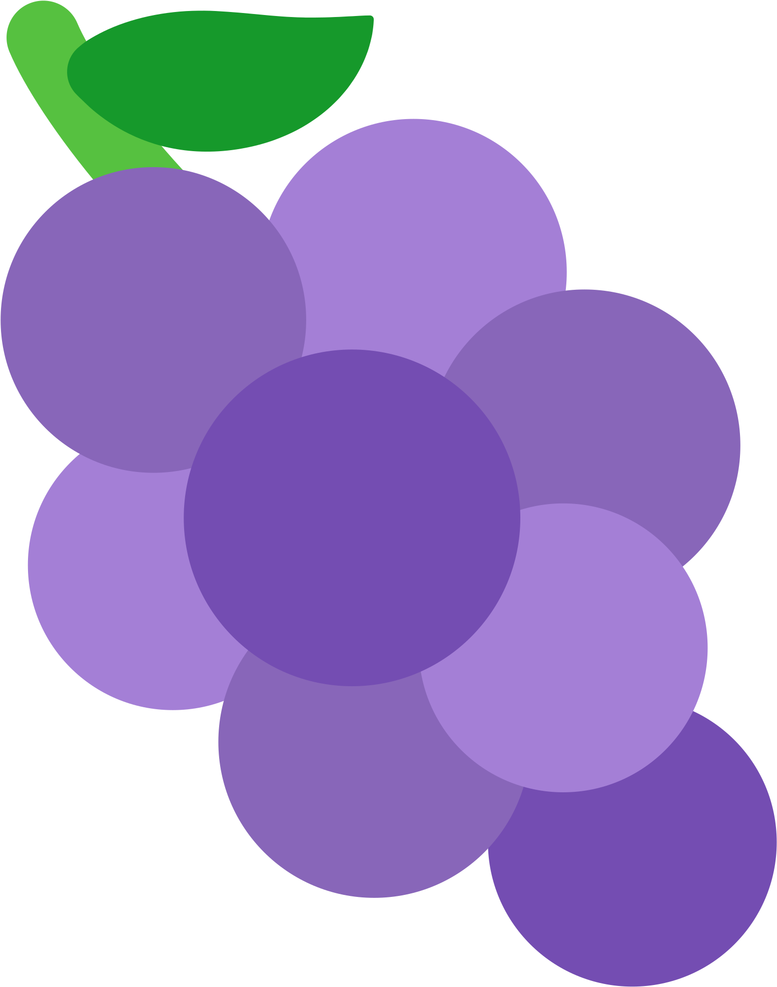 Purple Grapes Cliparts 14, Buy Clip Art - Emoji Grape Transparent Background, HD Png Download PNG with transparent background