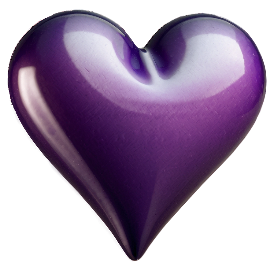 Purple Heart Emoji PNG sqx69 PNG with transparent background
