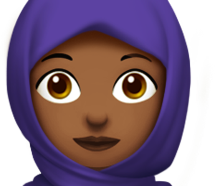 Purple Hijab Emoji