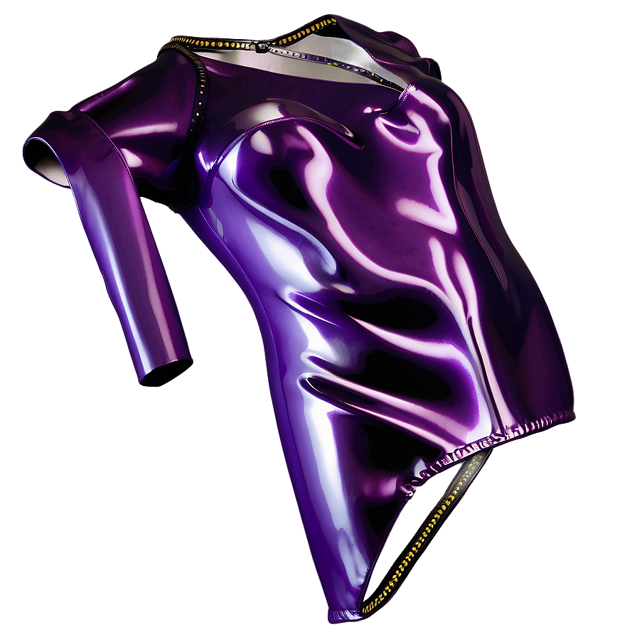 Purple Latex Dress Png Vlv45