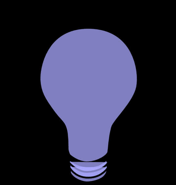 Purple Light Bulb Graphic