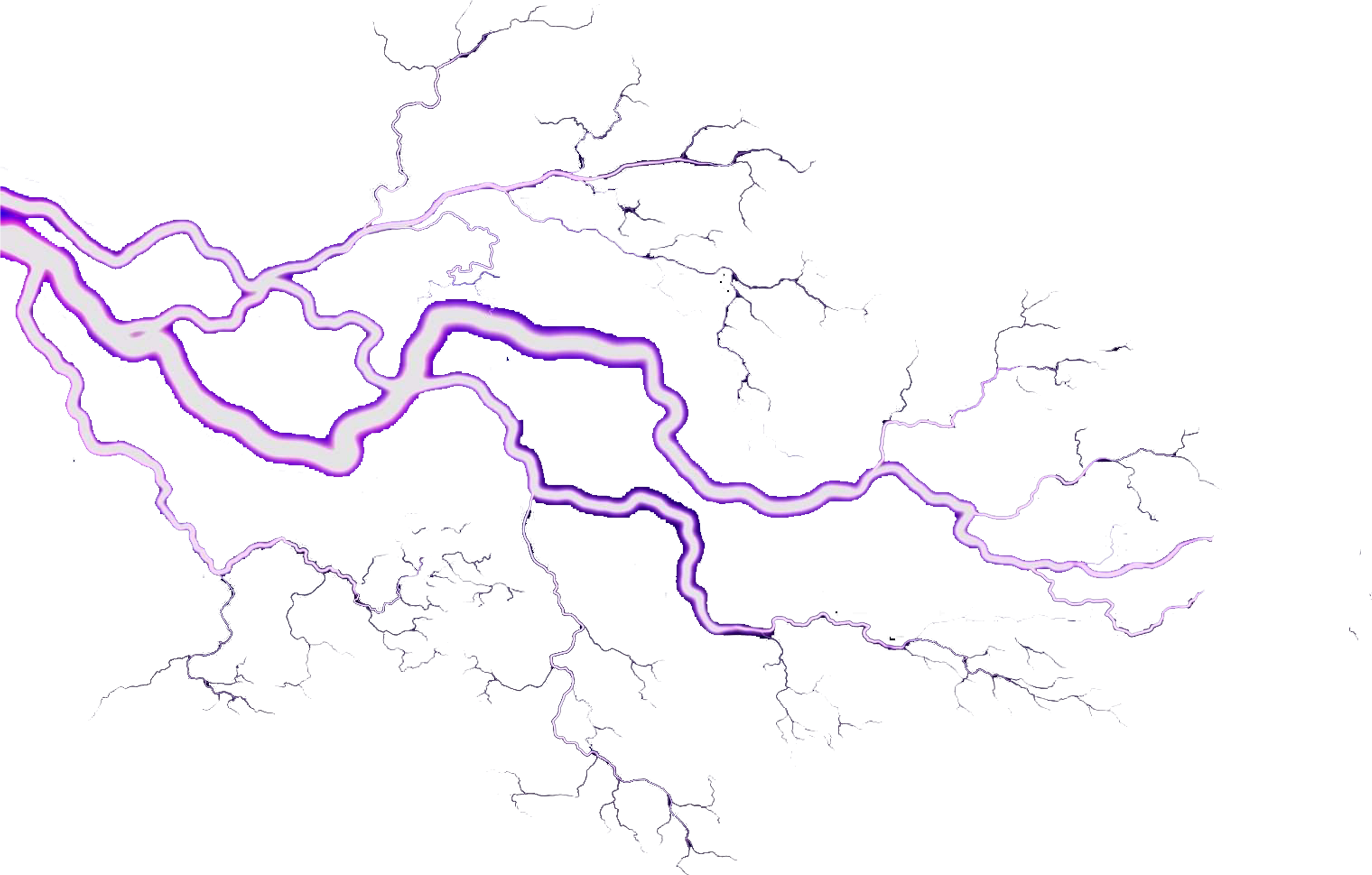 Map Purple Area Pattern - Purple Lightning Effect Png, Transparent Png PNG with transparent background