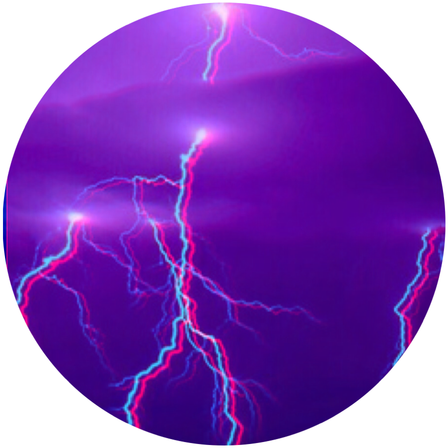 Purple Lightning Electric Storm