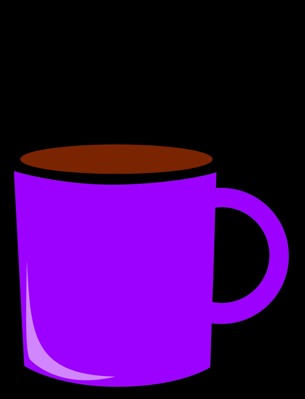 Purple Mug Clipart