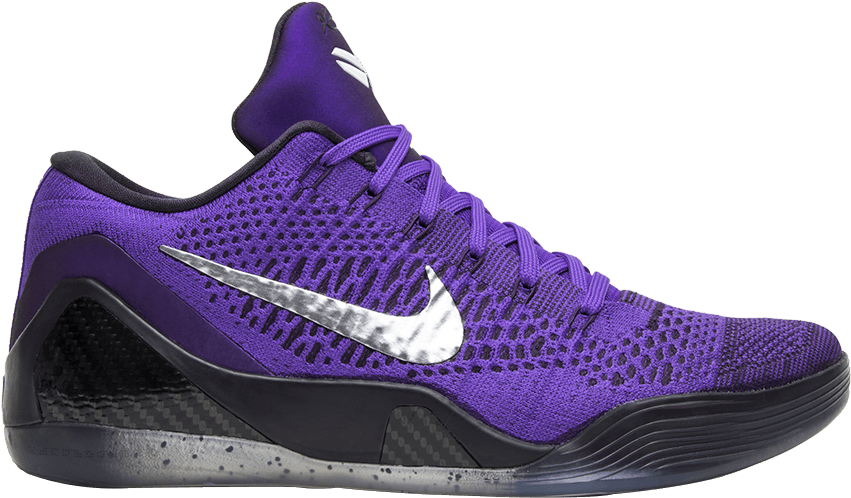 Purple Nike Basketball Shoe