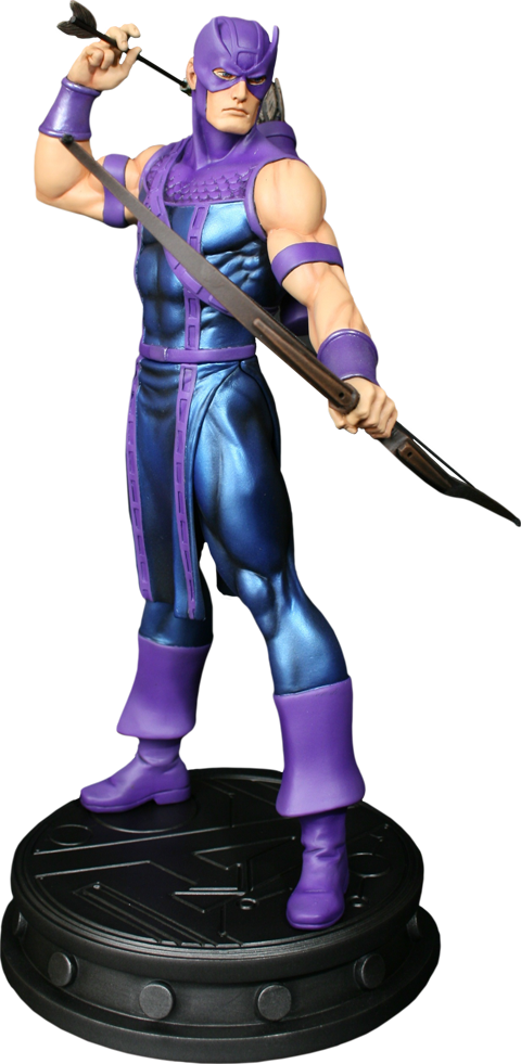 Purple Ninja Figurewith Bo Staff