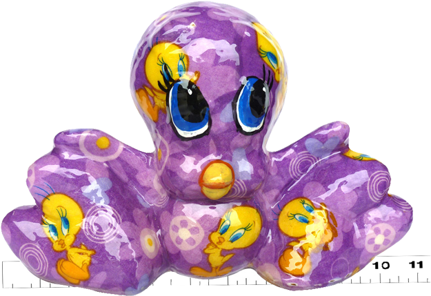 Purple Octopus Tweety Plush