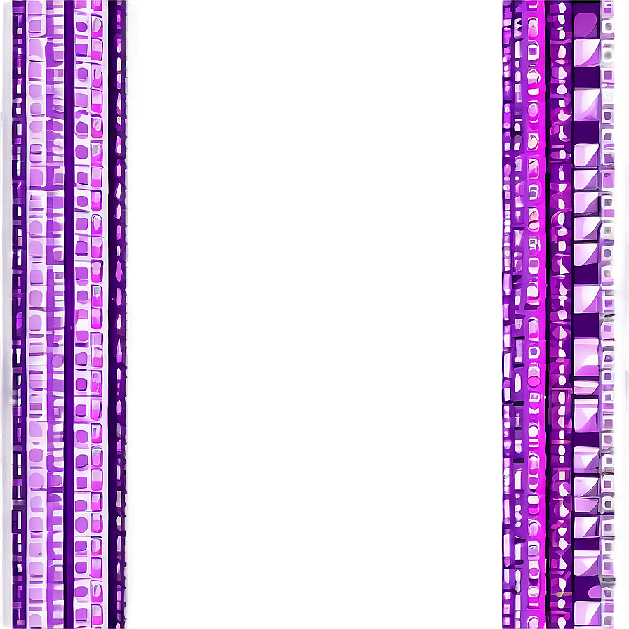 Purple Pixel Art Border Png Ndq