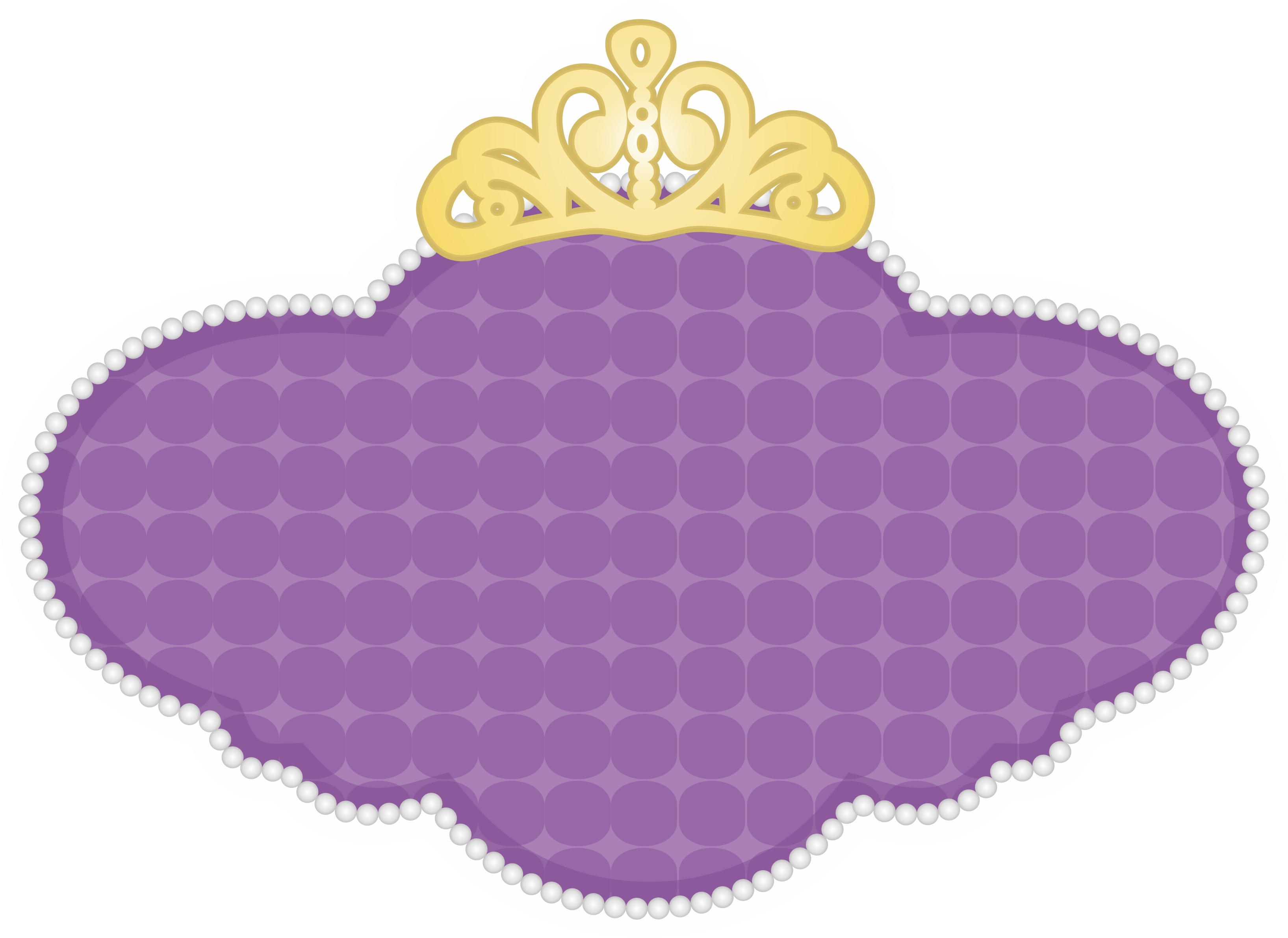 Purple Princess Frame Graphic