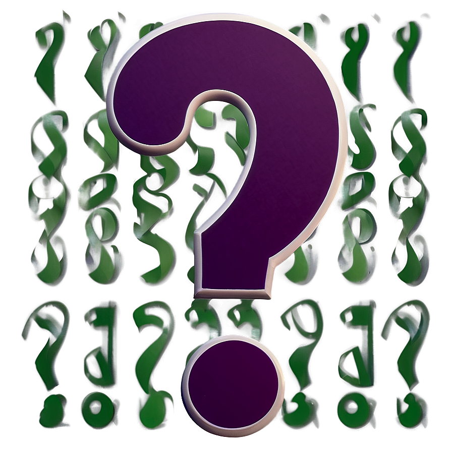 Purple Question Mark Transparent Png 05262024