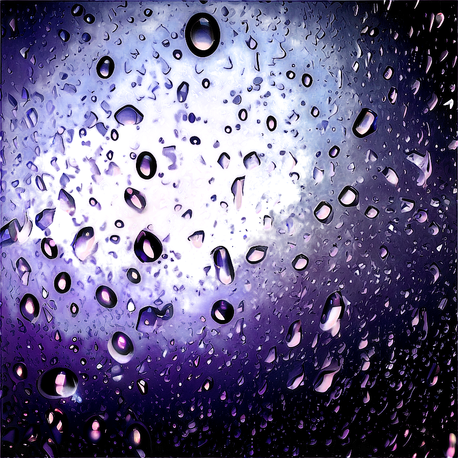 Purple Rain On Glass Texture Png Gbl