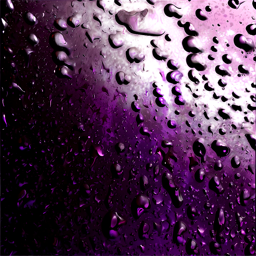 Purple Rain On Metal Surface Png Bwg9