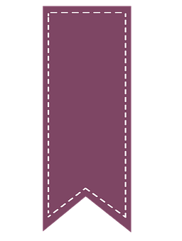 Purple Ribbon Banner Graphic PNG with transparent background