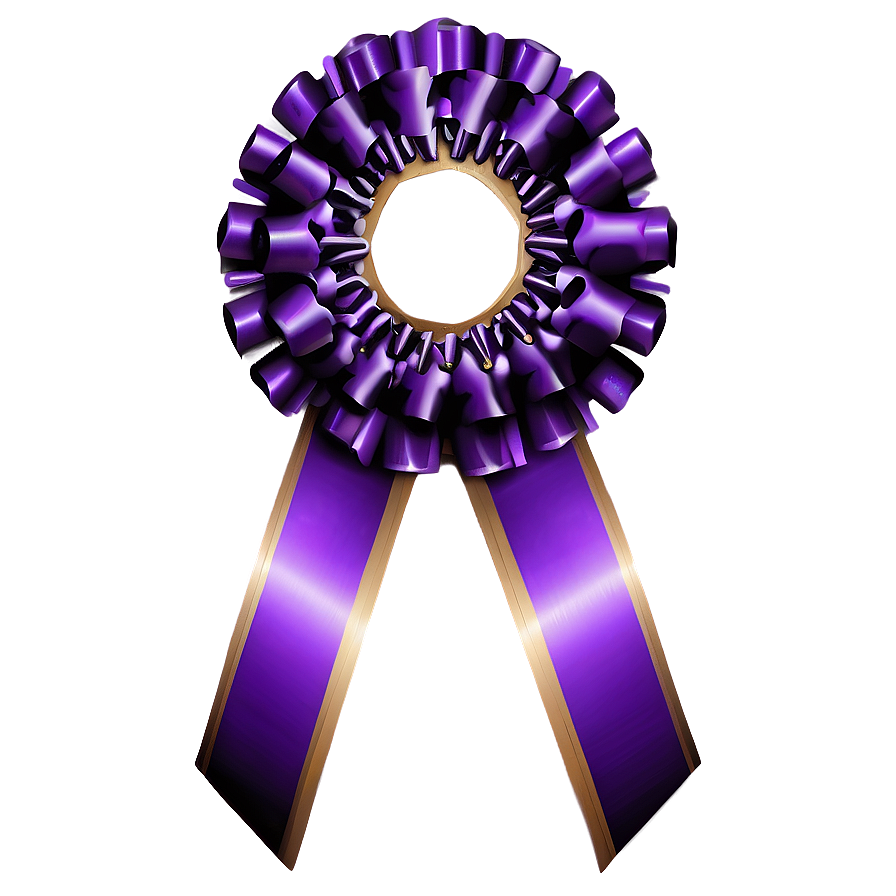 Purple Ribbon Clipart PNG 06242024 PNG with transparent background