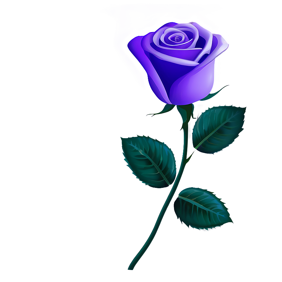 Purple Rose Png 05242024