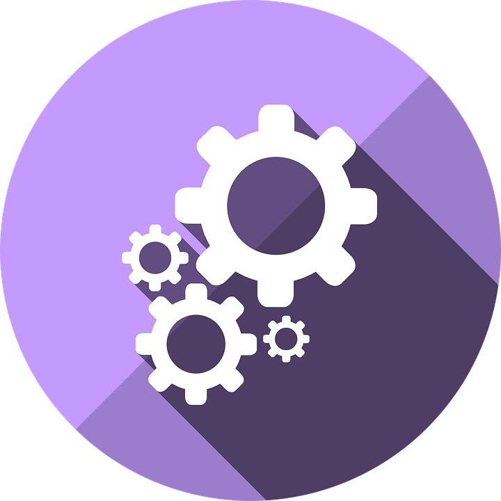 Purple Settings Icon