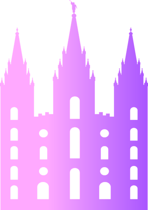 Purple Silhouette Cathedral