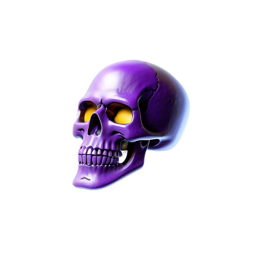 Purple Skull Trooper Gaming Art Png 06202024