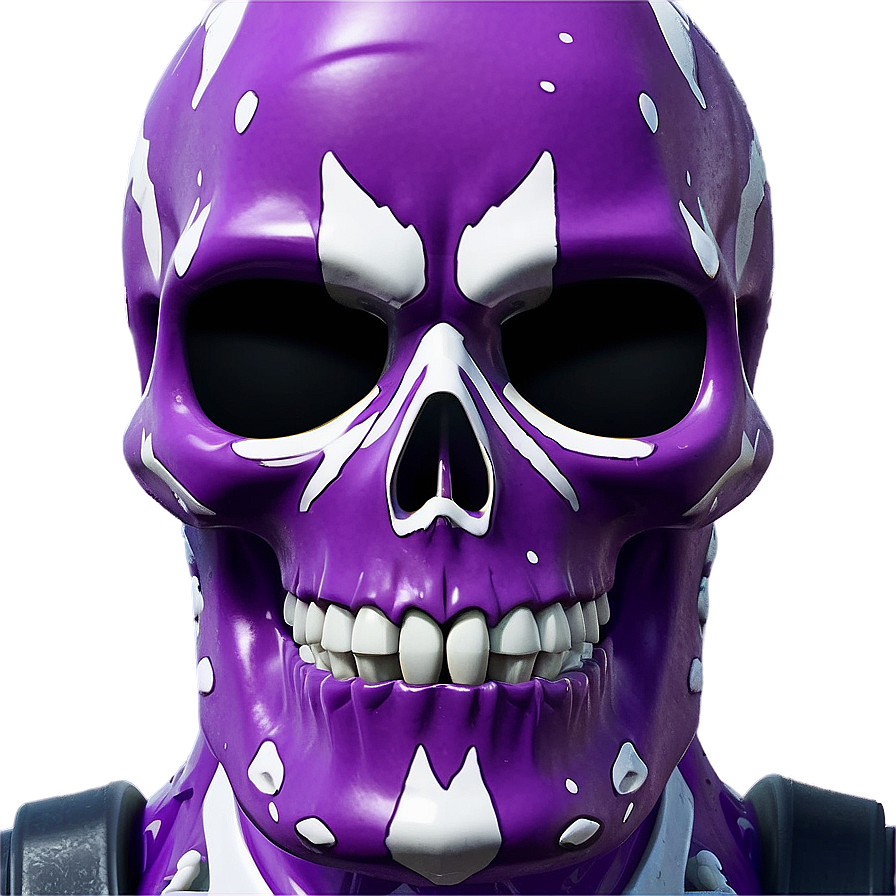 Purple Skull Trooper Skin Showcase Png 06202024