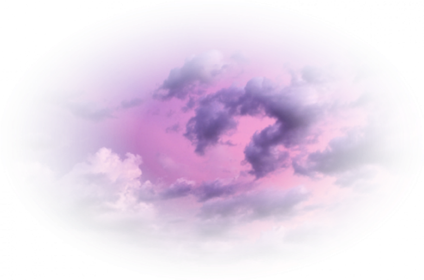 Purple Sky Fisheye Cloudscape