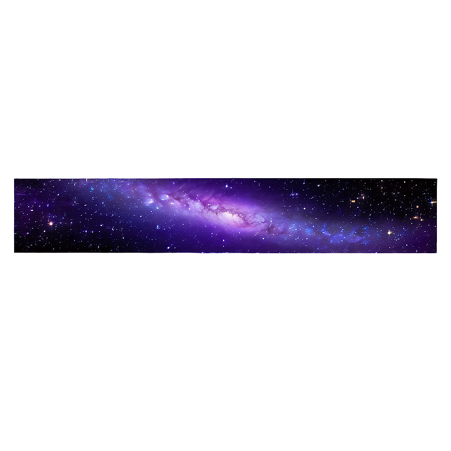 Purple Space Galaxy Border Png 67