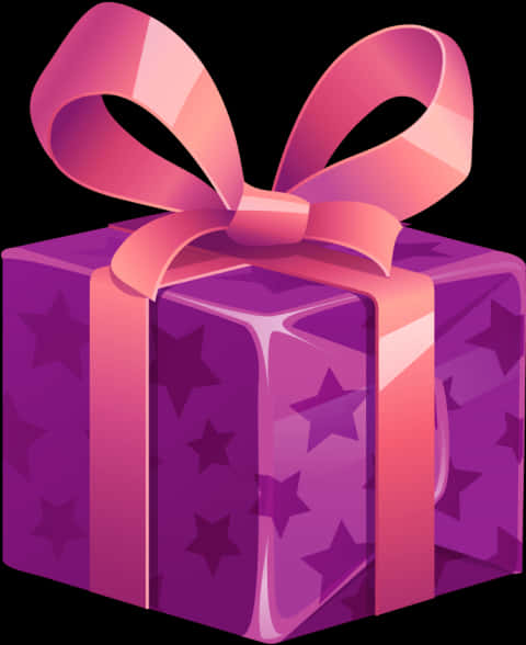 Purple Star Gift Box