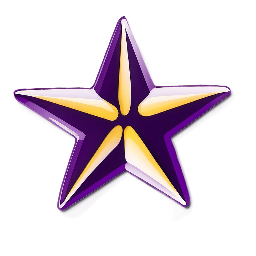 Purple Star Icon Png 06252024