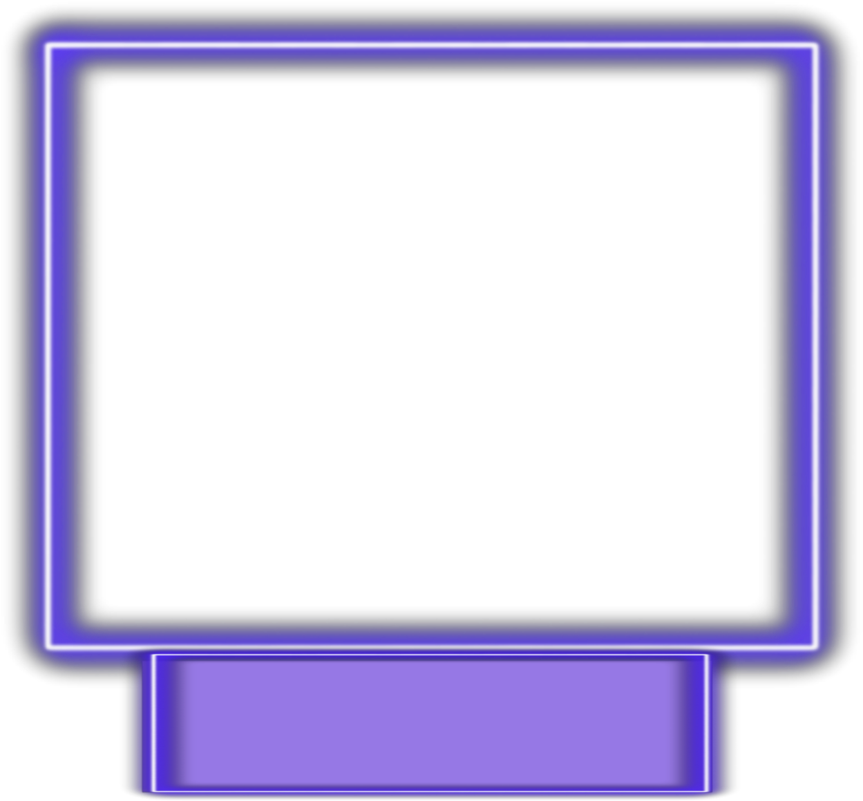 Purple Webcam Overlay Frame