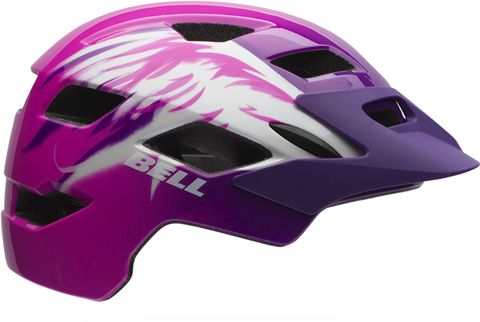 Transparent Ravens Helmet Png - Bell Sidetrack Helmet Pink, Png Download PNG with transparent background