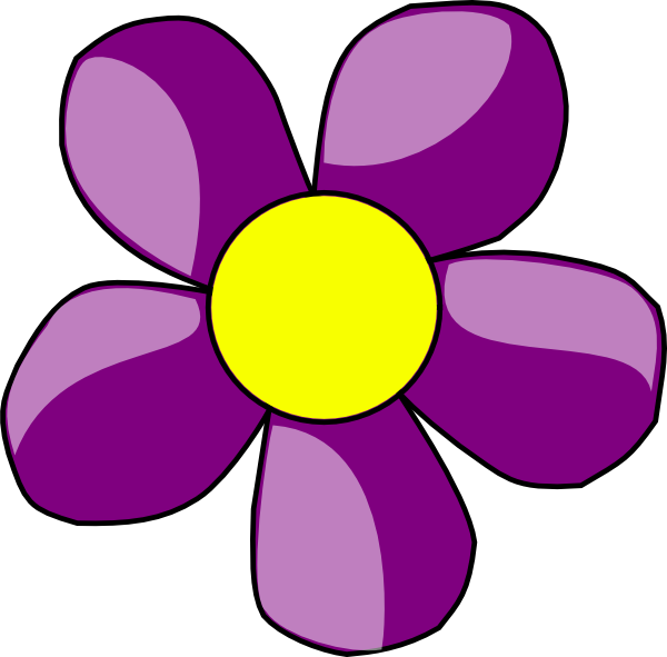 Purple Flower Clipart, HD Png Download PNG with transparent background